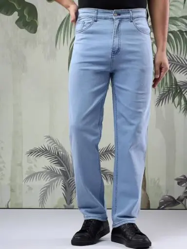 Men's Regular Fit Mid Rise Stretchable Jeans